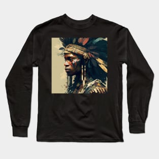 Zulu Warrior Long Sleeve T-Shirt